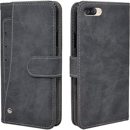Flip Vintage Leather Case For ASUS ZenFone 4 Max ZC554KL Case 5.5" Luxury Wallet Cover TPU For ASUS 4 Max Pro Fundas Phone Bag