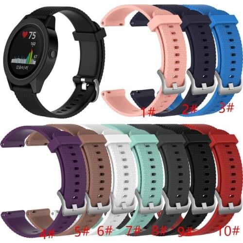 High Quality Replacement Strap for Garmin vivoactive3/vivomove HR Silicone Wristband for Garmin Vivoactive 3 music 100pcs DHL