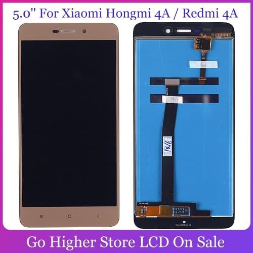 5.0'' Lcd For Xiaomi Redmi 4A Lcd Display Digitizer Touch Screen Assembly FOR HONGMI 4A PHONE Repair Part