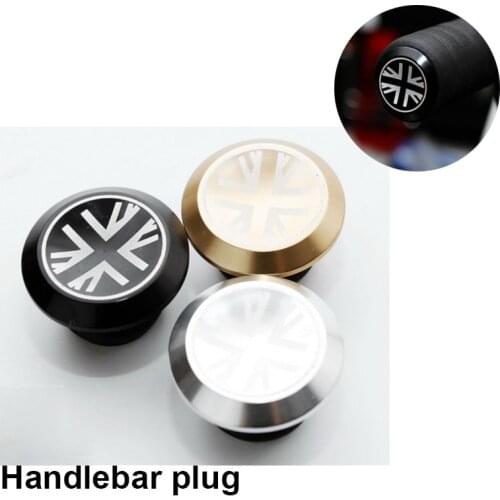 1 pair Bicycle Handlebar Plugs for Brompton Bike aluminum alloy 3 colors