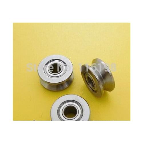 20pcs V624ZZ V624 V groove deep groove ball bearing 4x13x6mm embroidery machine pulley bearing 624VV carbon steel
