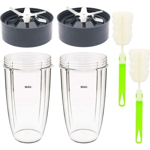 32Oz Cup and Extractor Blade Replacement Parts Blender Accessories for Nutribullet 600W/900W Models
