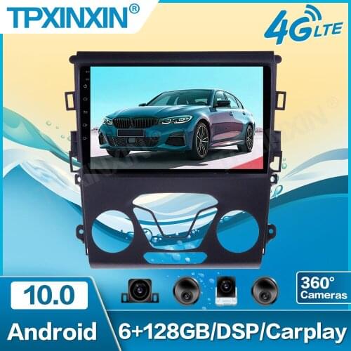 Android 10.0 PX6 64G Car DVD Player GPS Navigation For Ford Mondeo 5 2014-2019 Car Auto Radio Stereo Multimedia Player HeadUnit