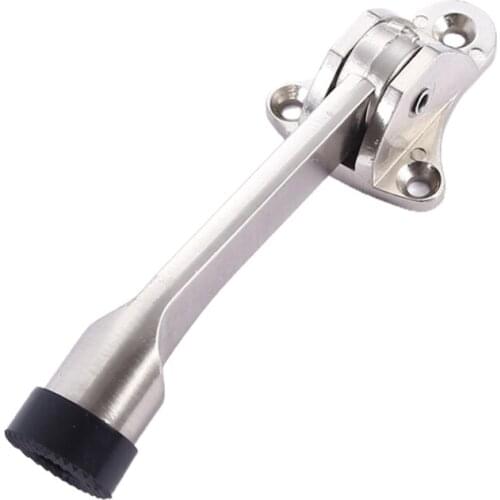 M89B Stainless Steel Silent Door Stopper Anti-damage Easy Pedal Kick Down Door Stop Heavy Duty Wall Protector Multiple Colour