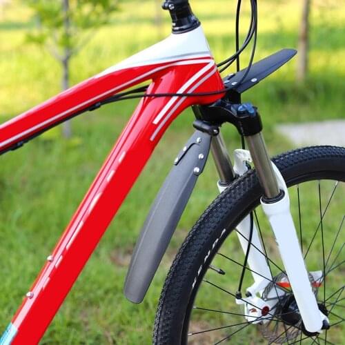 1 Pair Bicycle Fender Mountain Bike MTB Front Rear Fenders PVC Adjustable Mudguards Splash Guards