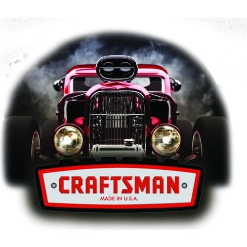 For CRAFTSMAN TOOL STICKER SMOKIN ROD beauty DECAL MECHANIC TOOLBOX SIGN CHEST USA