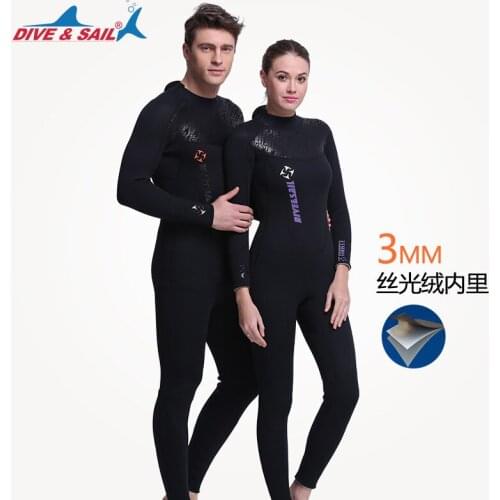 Wetsuit Men Full Body Diving Suits Surfers Divers Windsurfers Canoeists Scuba Diving Snorkeling 3mm Neoprene Wet Suit