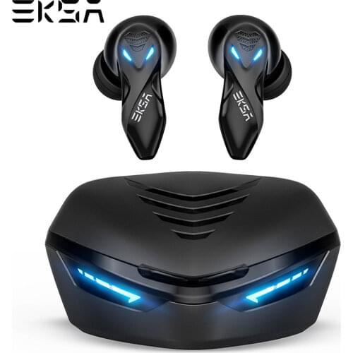 EKSA GT1 TWS True Wireless Earbuds With Bluetooth 5.0 Voice Assistant Gaming Headset Earbuds Sports Sweatproof,Noise Isolation