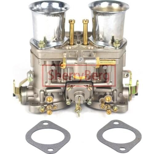 SherryBerg 48IDF 48MM idf carburettor Carburetor Chrome alcohol For VW Fiat Porsche Bug Beetle solex weber fajs EMPI DELLORTO
