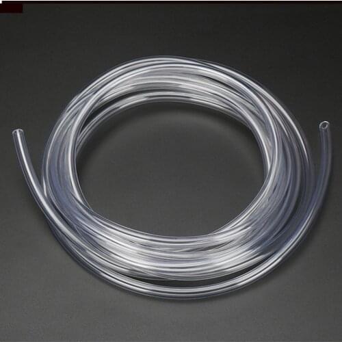 Aquarium 3m/5m Oxygen Pump Hose Air Bubble Stone Aquarium Fish Tank Pond Pump Tube 4*6mm White Black Color