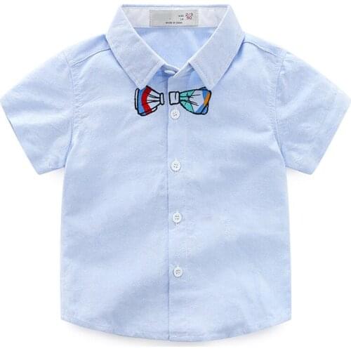 Рубашки с коротким рукавом для мальчиков LISUNNY China At AliExpress