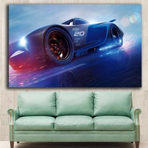 Printing wall picture Jackson Storm Cars 3 2017 Home Decor On Canvas Modern Wall Art Canvas Print Poster Canvas Painting