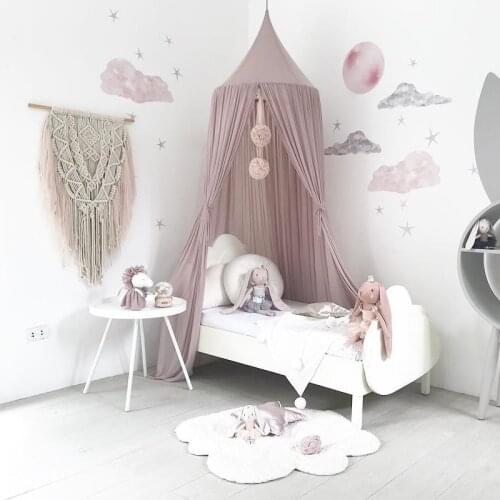 2020 New Lovely Kids Baby Girls Bed Canopy Bedcover Mosquito Net Princess Curtain Bedding Dome Tent
