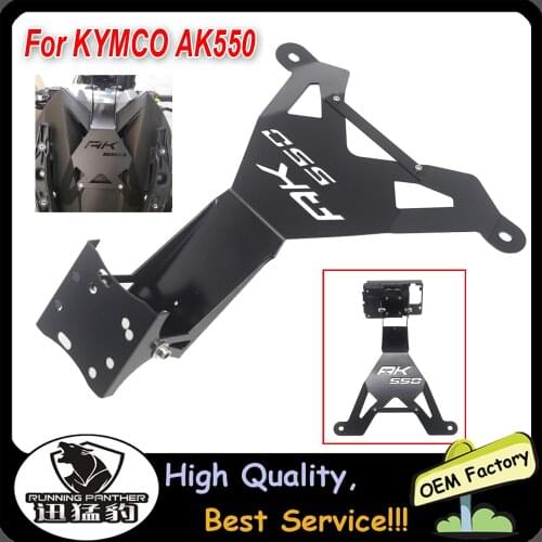 New motorcycle front mid navigation bracket GPS mobile phone charging For KYMCO AK550 ak550 AK 550 KYMCO