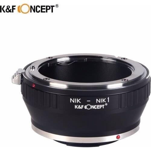 K&F CONCEPT For Nikon-Nikon1 Camera Lens Mount Adapter Ring fit for Nikon AI/F Mount Lens to for Nikon1 Series Camera Body