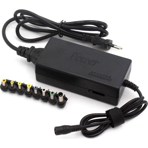 Besegad 96W Universal Laptop Notebook AC Power Adapter Charger Replacement Part with 8pcs Plug Jack for Dell Asus Lenovo Samsung