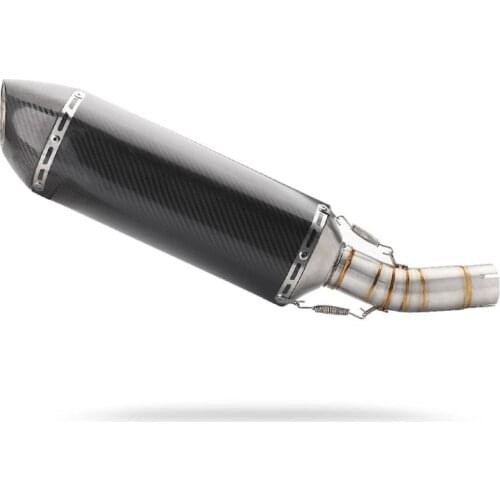 For Suzuki GSX250R Motorcycle Exhaust Muffler Pipe Middle Pipe Section Link Pipe 51mm Tube Slip On Middle Link