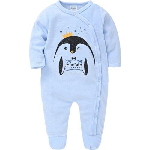 2020 Winter Baby Boy Rompers roupa de bebe Newborn Long Sleeve Fleece Clothes 3m 6m 9m 12m Infant Toddler Jumpsuit