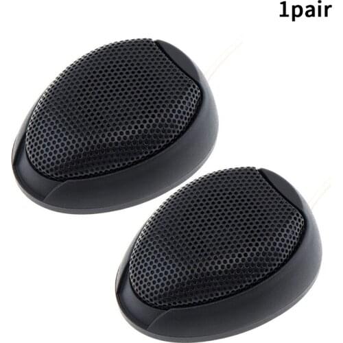 1pair Clear Sound Coil Audio 2W Car Speaker Tweeter Dome Balanced Horn 12V Solid Crossover Small Universal High Sensitivity