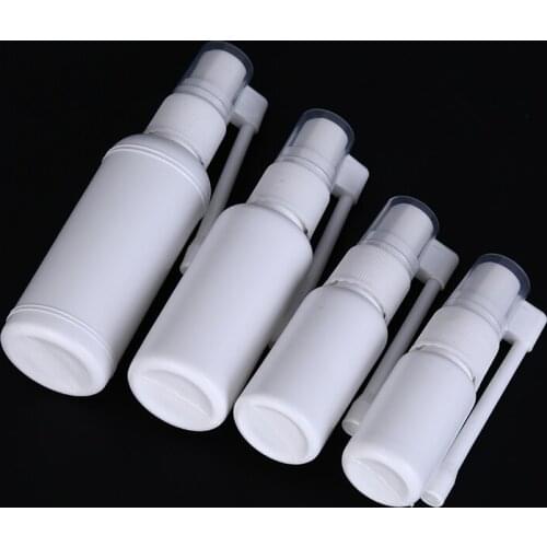 1PCS 10/20/30/50ml Plastic Perfume Makeup Atomizer Spray Bottle Empty Nasal Spray Bottle White Bottle Air Flight Travel Tools