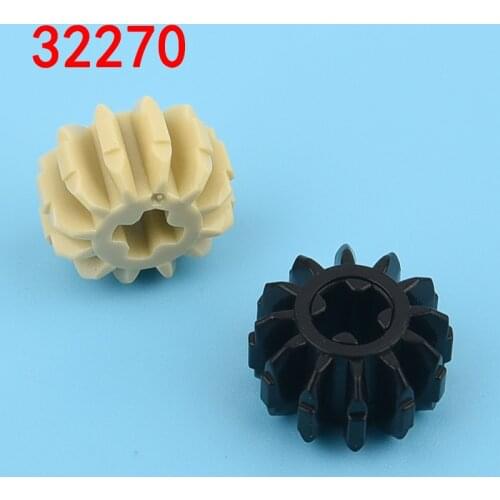 10PCS 32270 Gear 12 Tooth Double Bevel Building Block Bricks Accessories Assembly Parts MOC DIY Education Build Toys