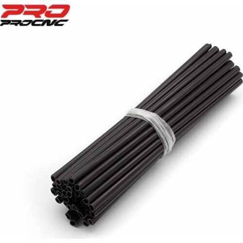 36PCS Universal Dirt Pit Bike Motocross Motorcycle Wheel Rim Spoke Skin Cover Wrap Tube Protector Colorful Set