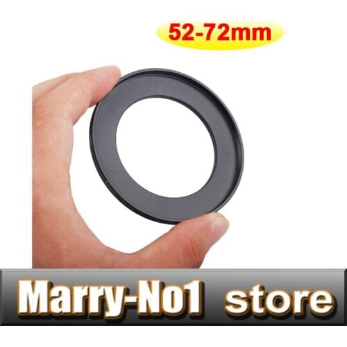 Free shipping + Trcking Number Black Step Up Filter Ring Lens Ring 52mm to 72mm 52mm -72mm52-72mm