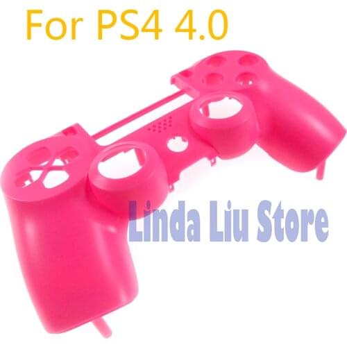 For PlayStation 4 Top case shell Front cover Faceplate replace with soft touch finish For PS4 JDS-040 games Controller