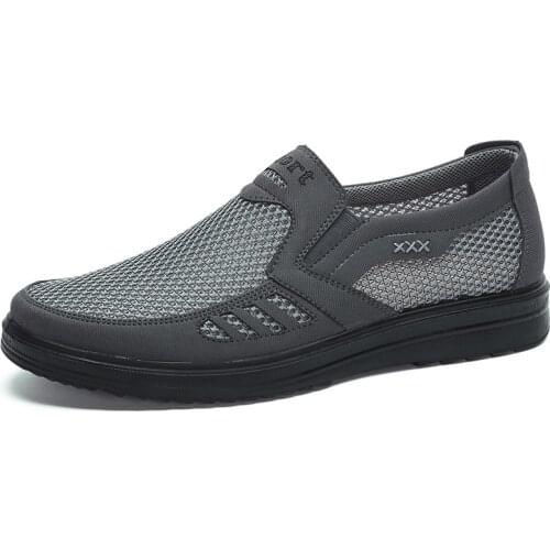 Men Sneakers Men Casual Shoes Brand Men Shoes Male Mesh Flats Plus Big Size Loafers Breathable Slip on Spring Autumn Xammep