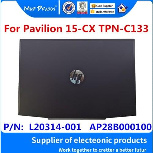 NEW For HP Pavilion 15-CX Series Laptop LCD Back Cover/LCD Front bezel/LCD Hinges/Palmrest Upper Case/Bottom Case L20314-001