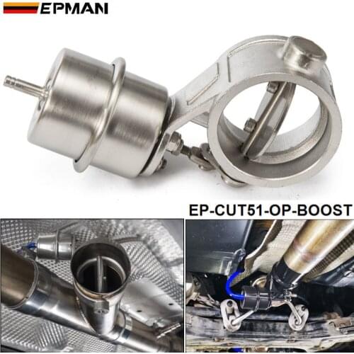 NEW Boost Activated Exhaust Cutout / Dump 51MM OPEN Style Pressure: about 1 BAR For BMW E39 5-Series EP-CUT51-OP-BOOST