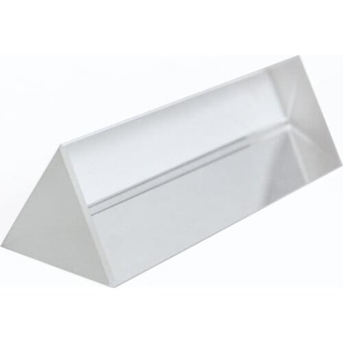 Angle Reflecting Prism Spectrum Rainbow Prisms Optical Glass Triangular Prism for Physics Teaching Spectrum Refracted Light