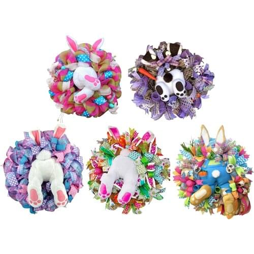 Easter Door Bunny Butt and Ears Wreath Garland Wall ing Decos Ornament