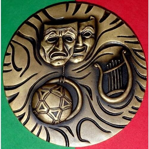 Custom sports medals cheap custom made 3d antique bronze medals awards low price bronze sports medal