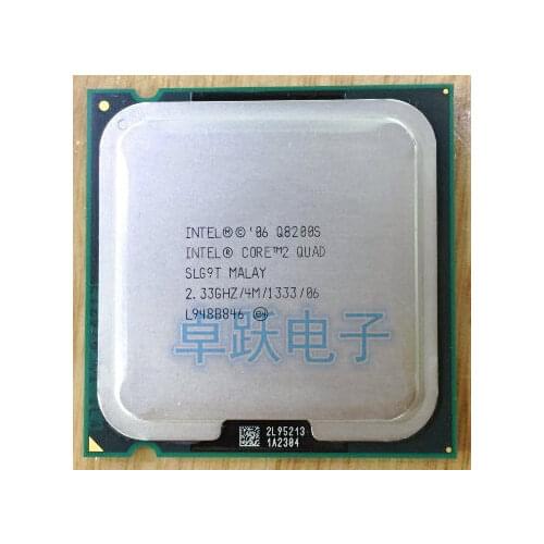 Lntel Core 2 Quad Q8200S q8200s CPU/Socket 775/2.33GHz/FSB 1333MHz/45nm/65W/Quad-Core Processor (working 100% Free Shipping)