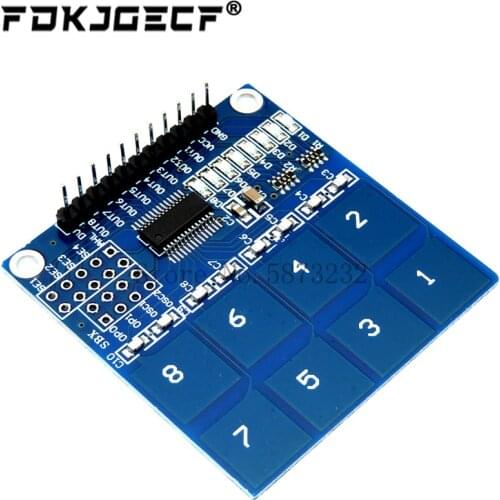 TTP226 8 Channel Digital Capacitive Switch Touch Sensor Module for Arduino UNO