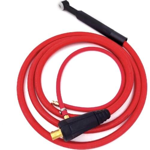 WP-9 Red Hose Cable Wires TIG Weldings Torch Connector TIG Weldings Torch TIG Weldings Torch Tool Welding Accessories TIG