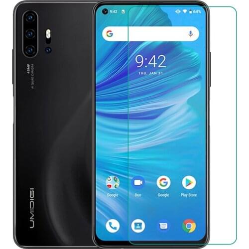 2PCS For UMIDIGI F2 Tempered Glass Protective 2.5D High Quality FOR UMIDIGI Power 3 Power3 Screen Protector Glass Film Cover