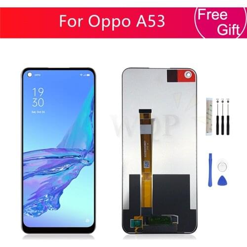 For OPPO A53 LCD Display Touch Screen Digitizer Assembly With Frame for OPPO A53 2020 Screen Replacement repair parts 6.5"