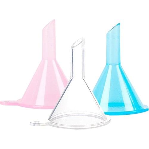 10-20Pcs Mini Funnels Small Plastic Narrow Fine Bottleneck Bottles Plastic Funnel For Perfume Diffuser Liquid Cosmetic Filling