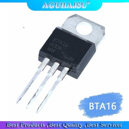 10pcs BTA16-600B BTA16-600 BTA16 Triacs 16 Amp 600 Volt TO-220 molewei new original