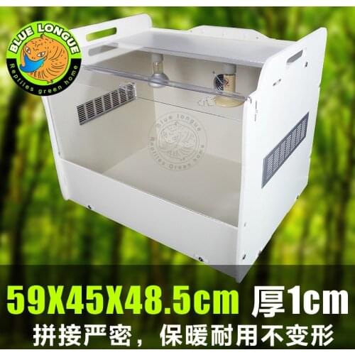 Acrylic reptile tank tortoise breeding suit me kennel box lizard crawling pet African hedgehog Mini