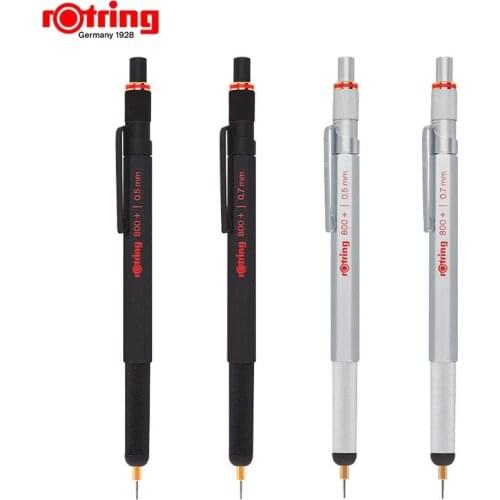 Rotring 800+ mechanical pencil 0.5mm/0.7mm silver/black Capacitor Stylus pencil 1 piece