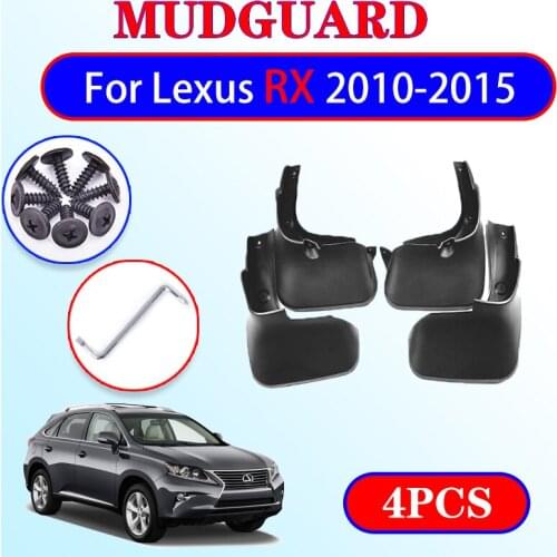 Mudflap for Lexus RX RX270 RX300 RX350 RX400h 2010~2015 AL10 Fender Mud Guard Splash Flaps Mudguards Accessories 2011 2012 2013