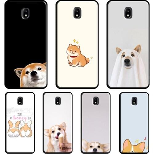 Corgi dog Cartoon Case For Samsung Galaxy J5 J1 J3 J7 A3 A5 2016 2017 J4 J6 J8 A8 A6 Plus A7 A9 2018 Cover