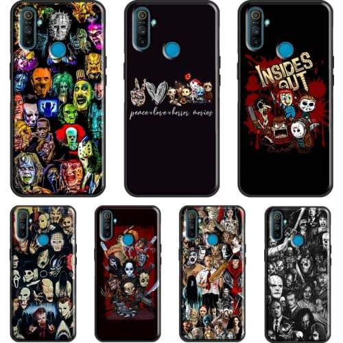 Film movie Horror icons For OnePlus 9 Pro 7 8 Pro 8T Nord 9R Case For Realme 8 Pro C3 C21 GT Neo 6 7 Q3 Pro Cover