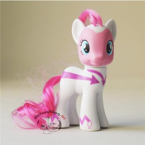 P8-099 Action Figures 8cm Little Cute Horse Model Doll Masked Fili-Second Pinkie Pie Exclusive Anime Toys for Children