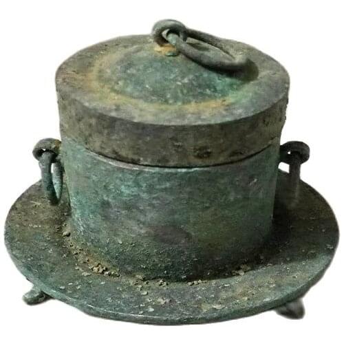 Collection of Warring States and Han Dynasty bronze ornaments home decoration