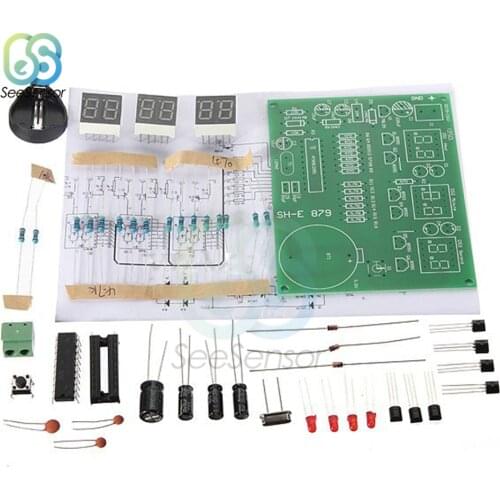 DIY Kits STC11F02-35I Electronic Clock Digital Tube LED Display Suite Electronic Module Parts and Components DC6-12V
