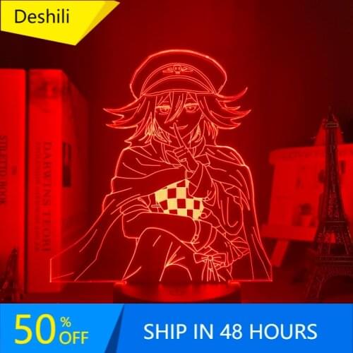 Danganronpa Led Night Light Kokichi Oma Lamp for Home Decoration Child Gift Danganronpa Acrylic Table Lamp Kokichi Oma